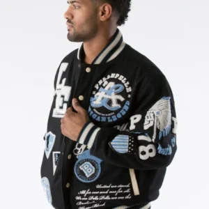 Pelle Pelle Black Limited Edition Varsity Jacket view 2