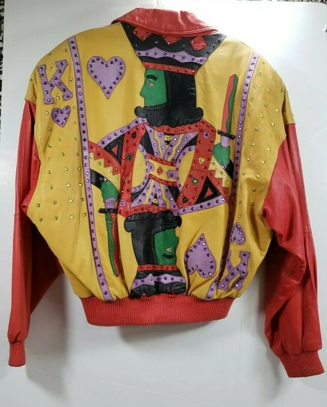 Pelle Pelle Joker Leather Jacket | Rhinstone Jacket