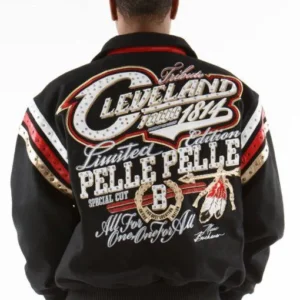 Pelle Pelle Cleveland Tribute Special Cut Black Jacket
