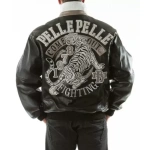 Pelle Pelle Come Out Fighting Tiger, Fashion, Tiger-Inspired Style, Statement Jacket, Premium Quality, Fierce Design, Craftsmanship, Empowerment, Black Jacket