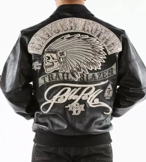 Pelle Pelle Black Trail Blazer Badged Royal Jacket