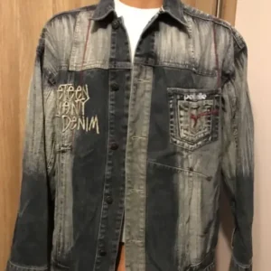 Pelle Pelle Black Eighty Seven Faded Denim Jacket view 2