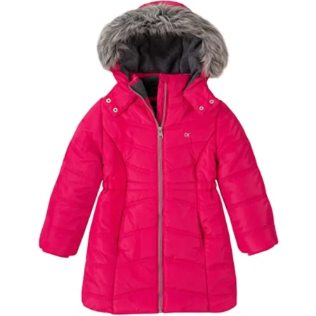 Pelle Pelle Kids Long Mustard Puffer Coat