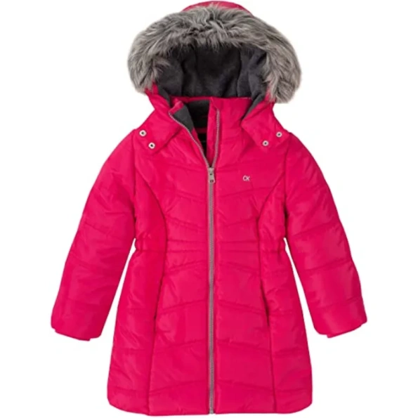 Pelle Pelle Kids Long Mustard Puffer Coat