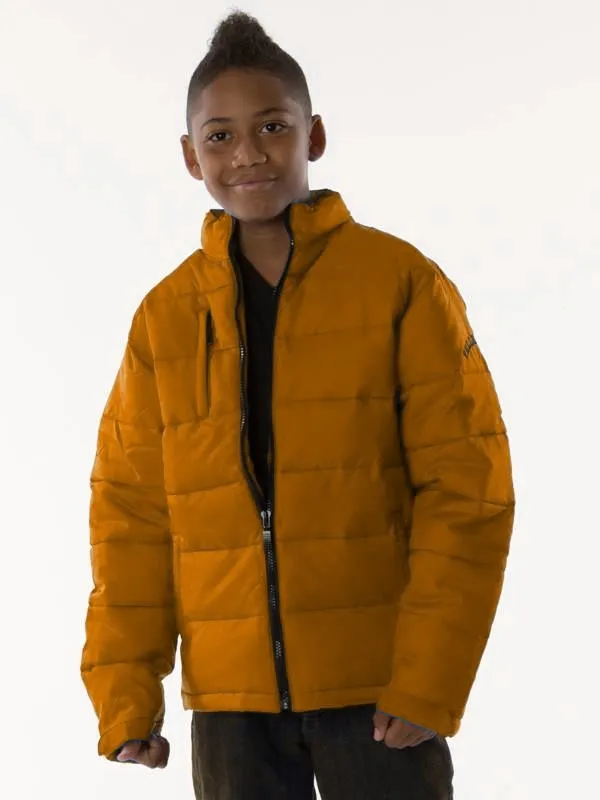 Pelle Pelle Kids Mustard Puffer Jacket