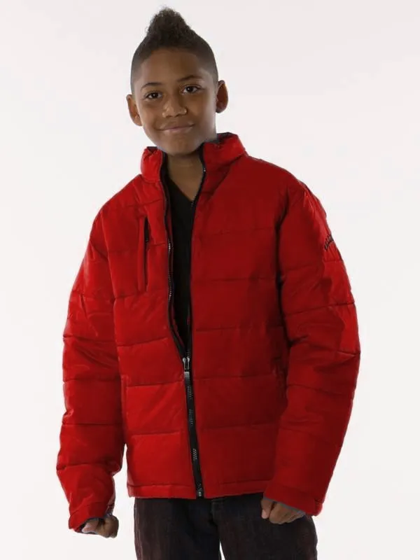 Pelle Pelle Kids Red Puffer Jacket