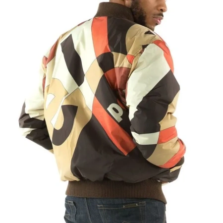 Pelle Pelle brown bomber jacket