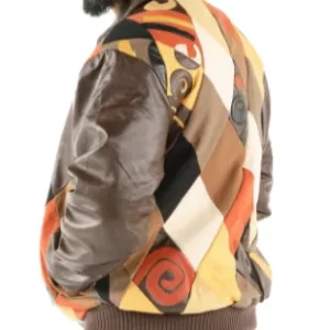New Mens Pelle Pelle Block Leather Jacket view 1