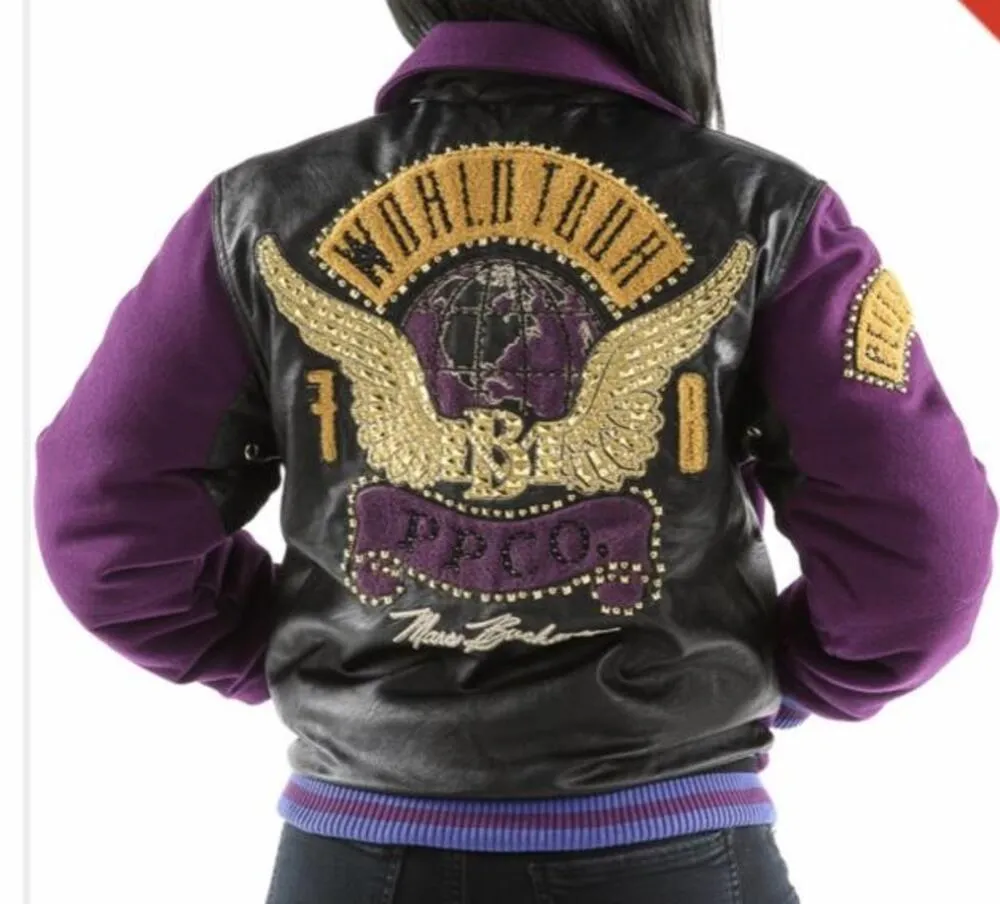 Women Purple Hoodie World Tour | Pelle Pelle Store