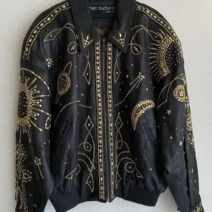 Studs Blouson Marc Buchanan Leather Jacket Pelle Pelle Store view 2