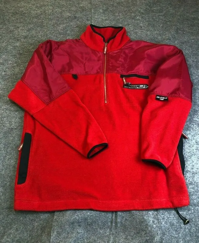 Exclusive Men's Pelle Pelle Red Fleece Jacket