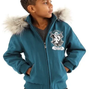 Bold Pelle Pelle Kids Back to School Turquoise Jacket