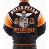 Pelle Pelle Navy Orange Wool Jacket