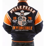 Pelle Pelle Navy Orange Wool Jacket