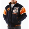 Pelle Pelle Navy Orange Wool Jacket