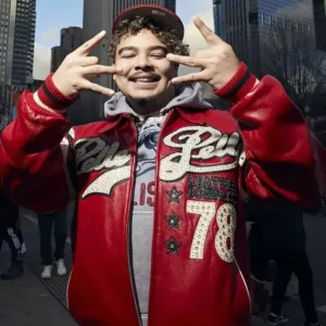Marc Buchanan Pelle Pelle Red Leather Jacket view 1