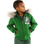 Pelle Pelle Kids Back to School Green Jacket