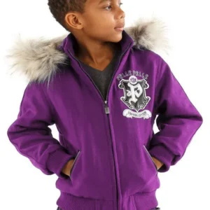 Pelle Pelle Kids Back to School Jacket | Light Purple Jacket view 1