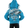 Pelle Pelle Kids 78 Born Free Turquoise Wool Jacket