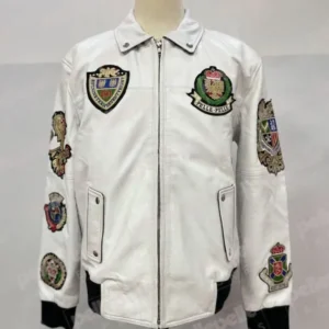 Pelle Pelle 1978 White Leather Jacket view 2