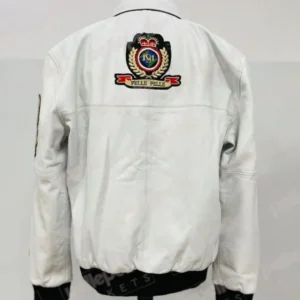 Pelle Pelle 1978 White Leather Jacket view 1