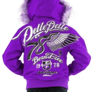 Pelle Pelle Kids 78 Born Free Purple | Wool Jacket