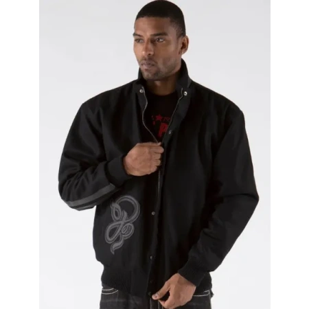 Pelle Pelle 35th Anniversary black wool jacket