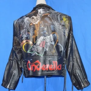 90s Cinderella Heartbreak Biker Jacket | Pelle Pelle Store