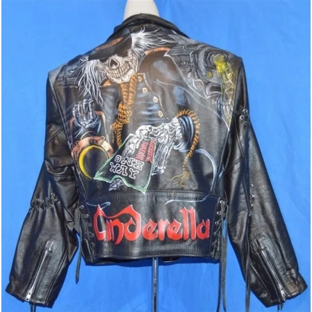 90s Cinderella Heartbreak Biker Jacket