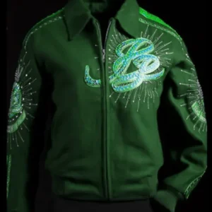 Pelle Pelle 35th Anniversary Green Wool Jacket view 1