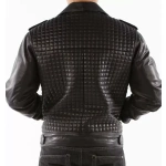 Pelle Pelle Black Biker Leather Jacket, Fashion, Edgy Style, Leather Jacket, Premium Quality, Houndstooth Design, Craftsmanship, Unique Outerwear, Rebellious Attitude, Personal Style, Black Jacket