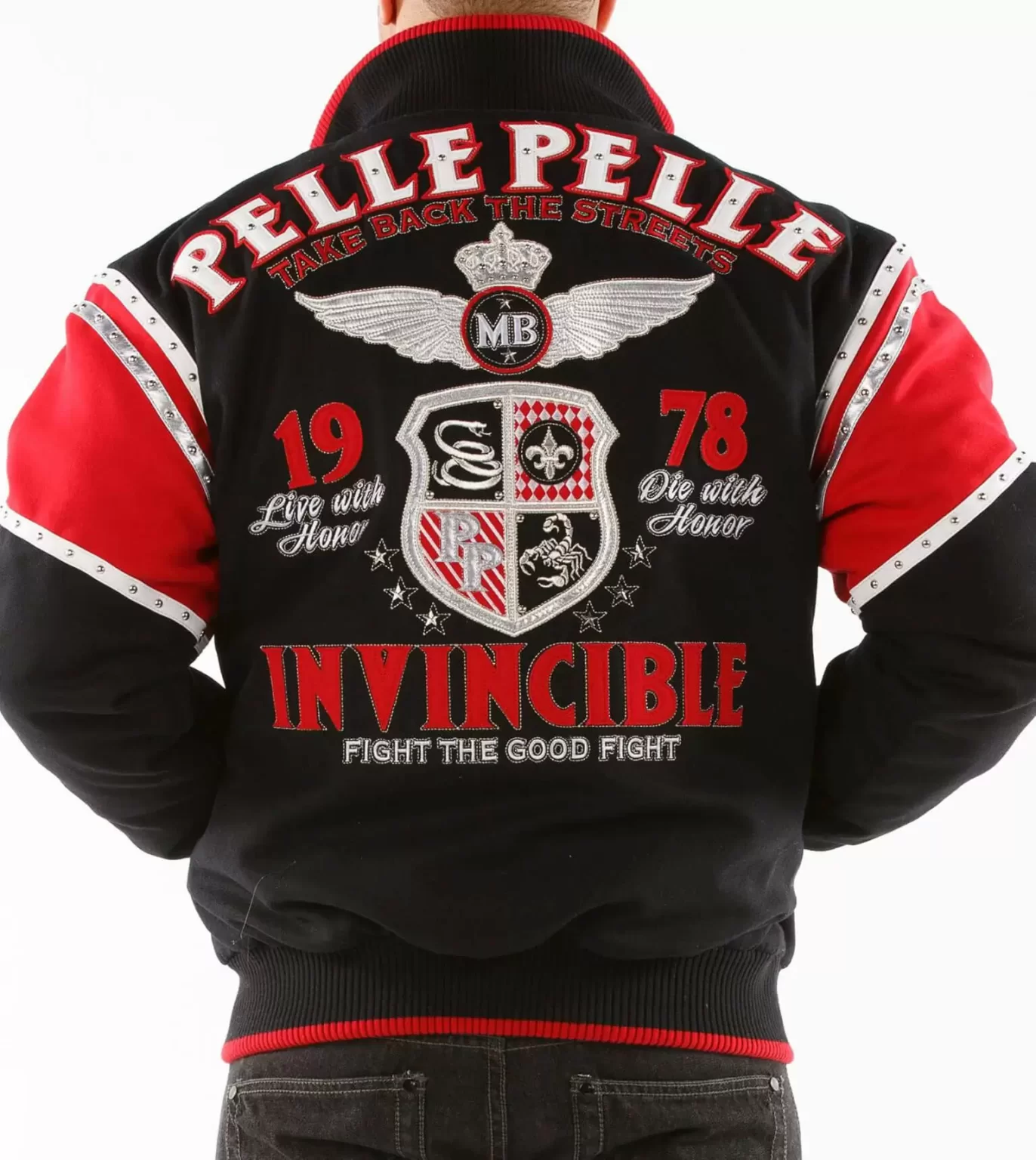 Pelle Pelle Black Invincible Wool Jacket
