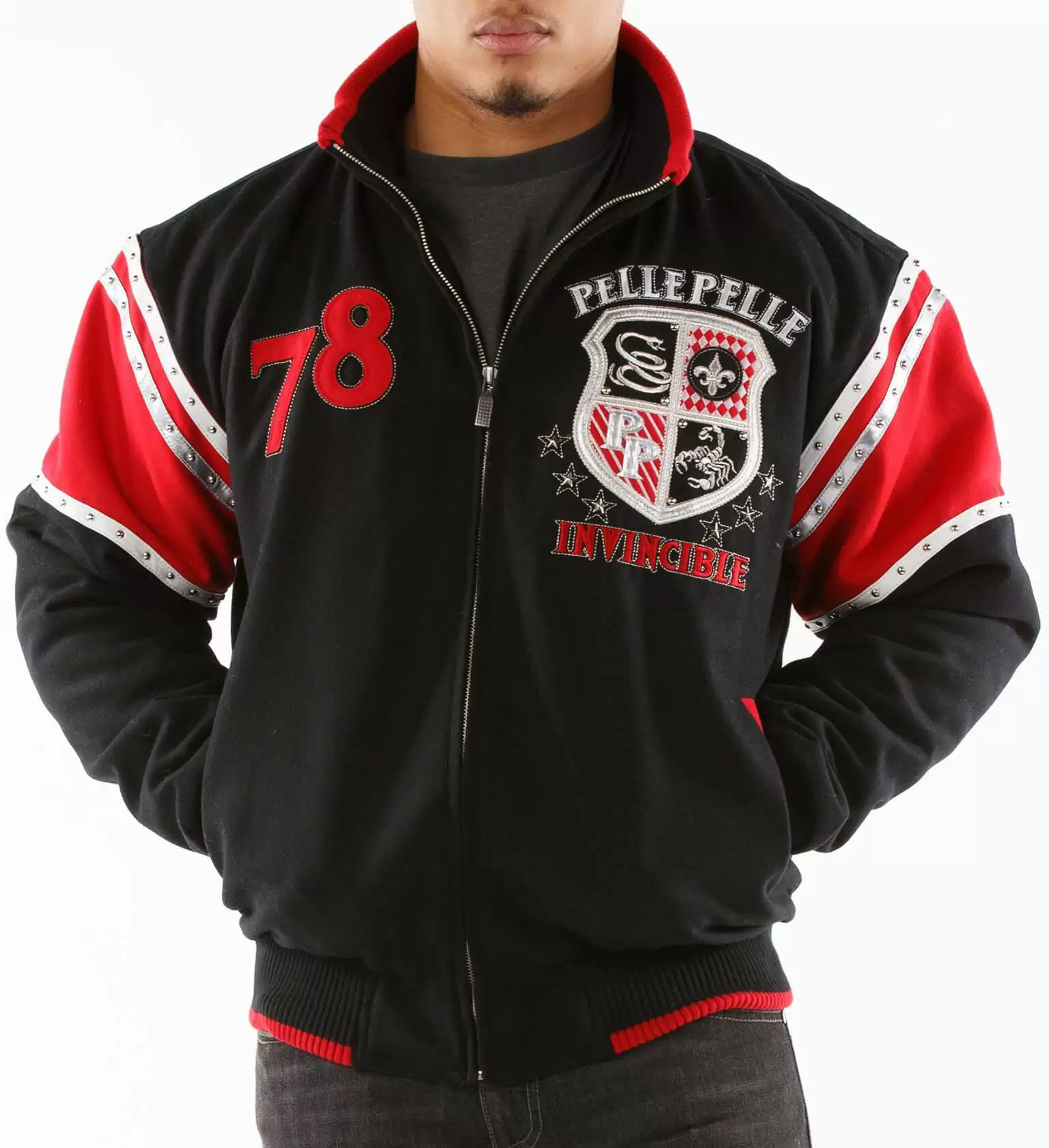Pelle Pelle Black Invincible Wool Jacket view 2