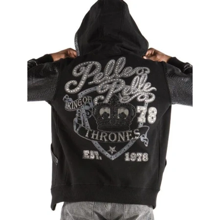 Pelle-Pelle-Black-King-of-Thrones-Hoodie,pelle-pelle-jacket,pelle-pelle-store,pelle-pelle-leather-jacket,pelle-pelle