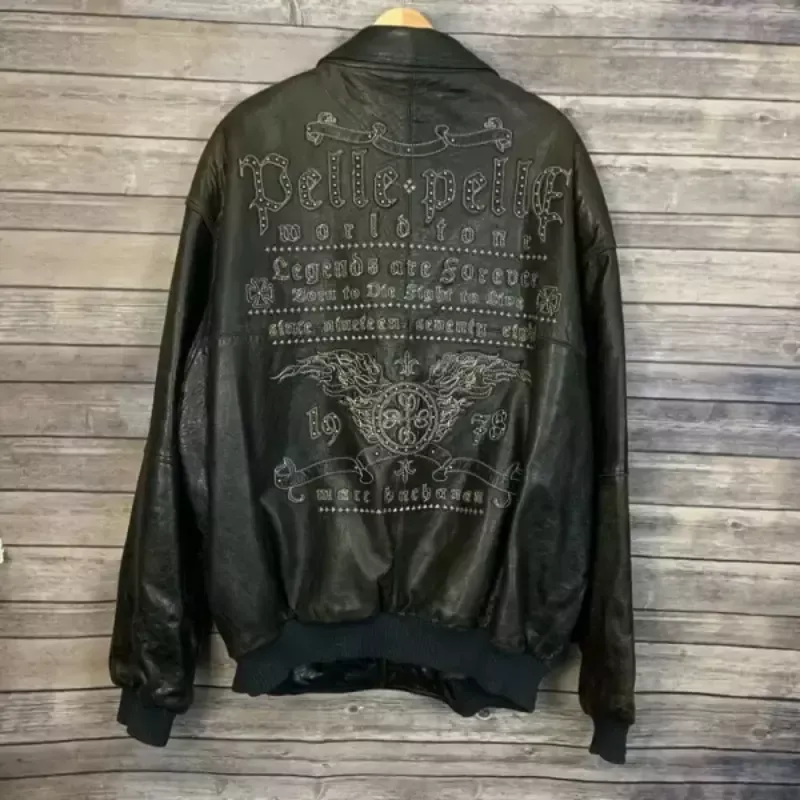 Pelle Pelle Black World Tour Leather Jacket