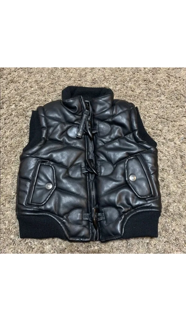 Pelle Pelle Black Puffer Vest