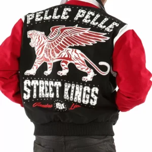 Pelle Pelle Black Red Wool Jacket | Pelle Pelle Store