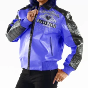 Garde Strong 37 Years Blue leather Jacket Pelle Pelle Store view 1
