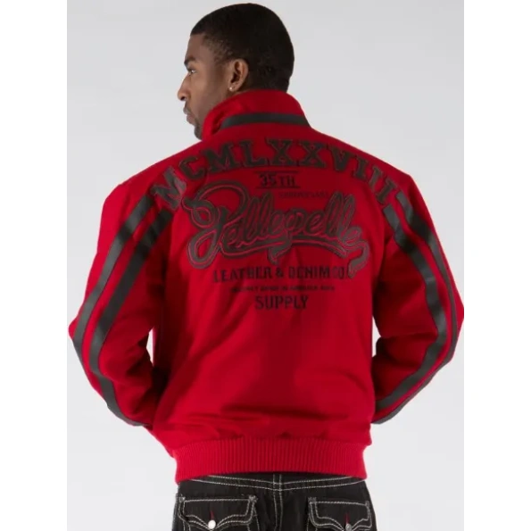 Pelle Pelle 35th Anniversary Red Wool Jacket