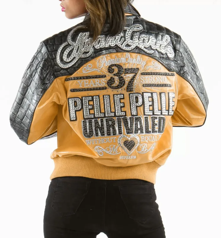 Garde 37 Years Strong Mustard Leather Jacket | Pelle Pelle