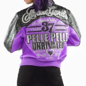 Garde 37 Years Strong Purple Leather Jacket Pelle Pelle