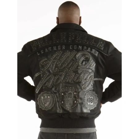 Pelle Pelle All Or Nothing Black Wool Jacket, pelle pelle, pelle coat, pelle pelle leather jacket, pelle larsson, pelle pelle jackets, pelle the conqueror, pelle jacket