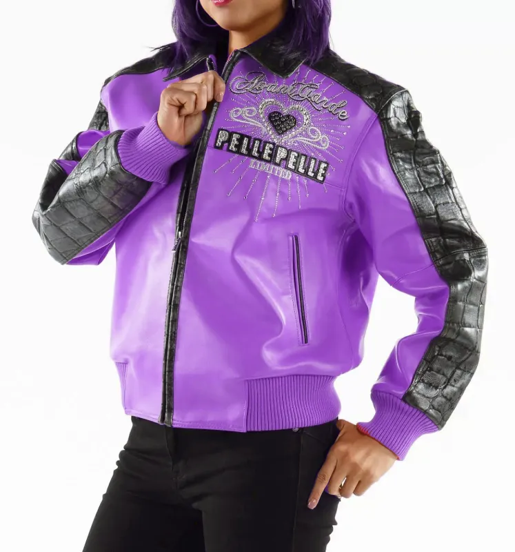 Garde 37 Years Strong Purple Leather Jacket Pelle Pelle view 2