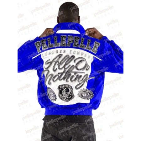 Pelle Pelle All or Nothing Blue Jacket