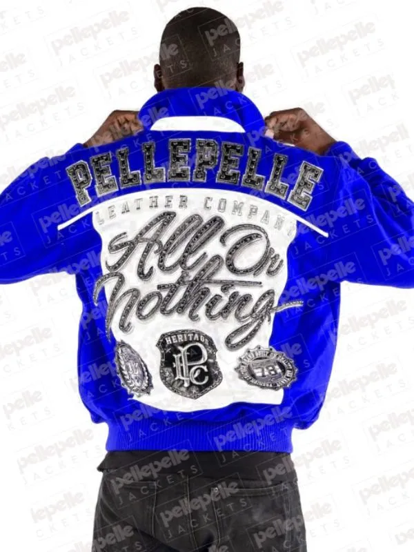 Pelle Pelle All or Nothing Blue Jacket