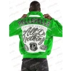 Pelle Pelle All or Nothing Green Jacket, pelle pelle,pellepelle leather jacket,varsity jacket,pelle pelle wool jacket, pellepelle varsity jacket, pelle pelle soda club jacket, PELLE PELLE