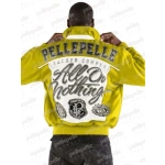 Pelle Pelle All or Nothing Olive Jacket,pelle pelle,pellepelle leather jacket,varsity jacket, pelle pelle wool jacket, pellepelle varsity jacket, pelle pelle soda club jacket, PELLE PELLE OLIVE JACKET