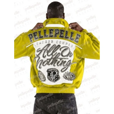 Pelle Pelle All or Nothing Olive Jacket,pelle pelle,pellepelle leather jacket,varsity jacket, pelle pelle wool jacket, pellepelle varsity jacket, pelle pelle soda club jacket, PELLE PELLE OLIVE JACKET