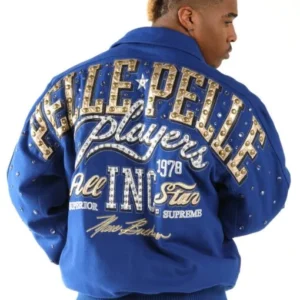 Pelle Pelle All-Star Blue Wool Jacket view 1