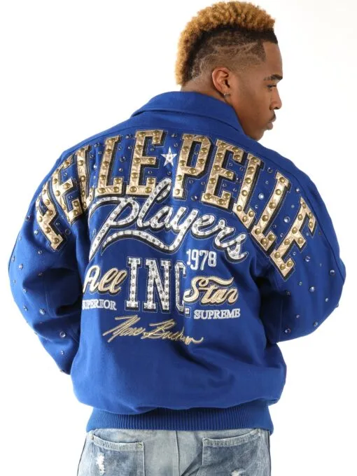 Pelle Pelle All-Star Blue Wool Jacket